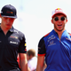 Red Bull driver Max Verstappen (left) and Toro Rosso driver Pierre Gasly (right) at the Formula One Hungarian Grand Prix weekend in July.